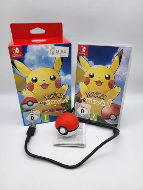 Pokémon Lets Go Pikachu Pokeball Plus Nintendo Switch *Blitzversand* Top-Zustand