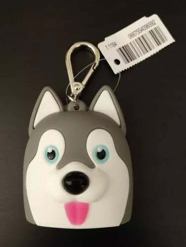 Bath & Body Works Husky Dog PocketBac Holder New with Tags