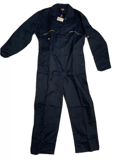 Dickies Coverall / Overall. Gr.L Redhawk. mit Reißverschluss-Front NavyBlue