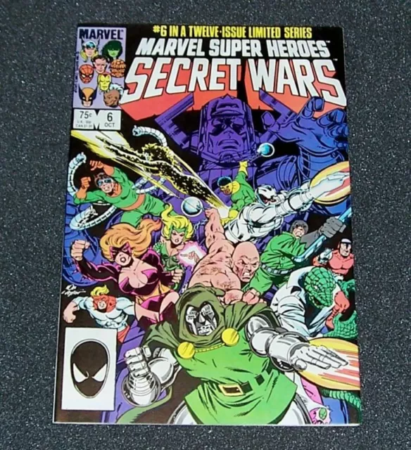 9.4 NM Marvel Super Heroes SECRET WARS 6 Galactus NEW STOCK Combined Shpg 1984