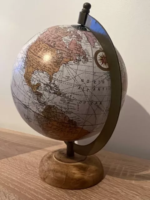 Mini Globe Terrestre Enfants Apprentissage Outil Geographie 14cm
