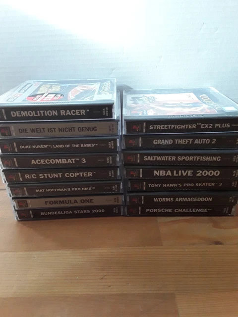 PS1, PlayStation Spielesammlung, 15 Spiele