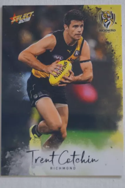 Richmond Tigers AFL-VFL Football Select Stats In Action Card Trent Cotchin