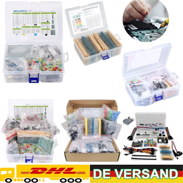 Produktbild von 22-in-1 Sensor-Modul-Starter-Set Für Arduino & Pi – Mit Tutorial, HC-SR04, BMP280, TTP223B, Bodenfeuchte & Mehr
