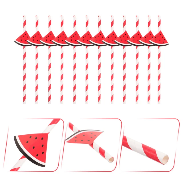 30pcs Paies sur le thème de la fête hawaïenne Paigne de pastèque Paies de