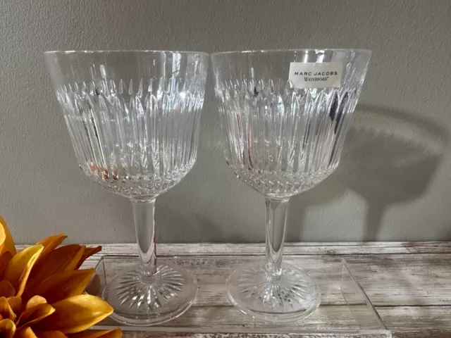 WATERFORD CRYSTAL - Marc Jacobs - IRENE - Wine Glass - Set of 2 - NWT ...