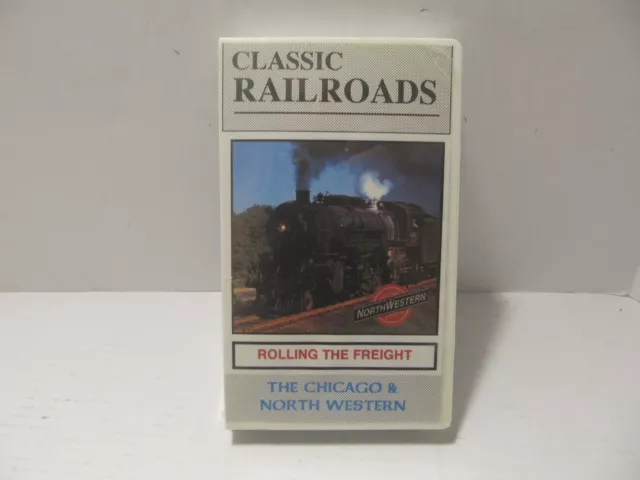 Classic Railroads Northwestern rolling the Freight Chicago VHS New Sealed