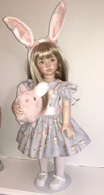 Dianna Effner all Porcelain Doll 19 Inches Brooke