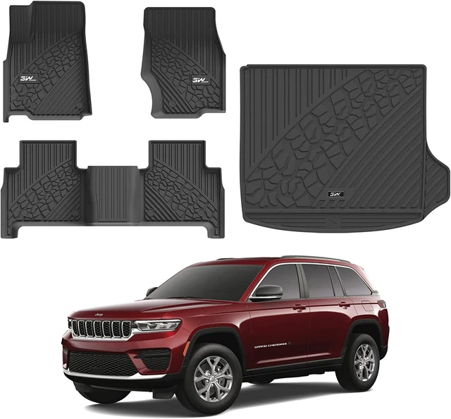 3W AUTO FLOOR Mats&Car Cargo Liner for 20222023 Jeep Grand Cherokee