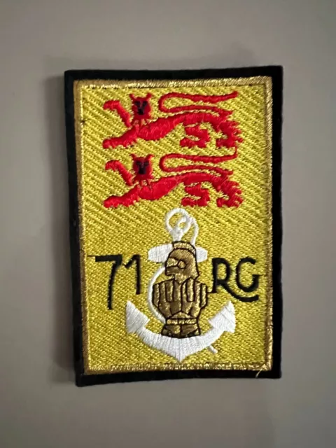 PATCH MILITAIRE  insigne patch armée militaire 71e Régiment du Génie RG