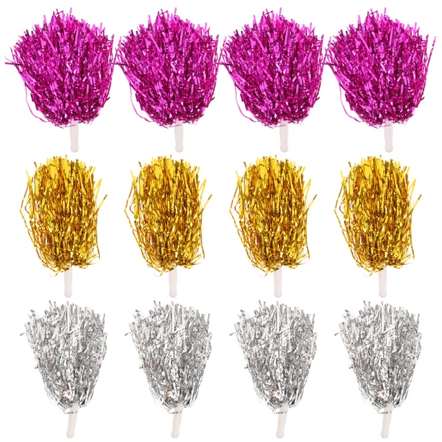 12 Pcs The Pet Cheerleading Hand Flower Cheering Noisemakers Sports Dance Porps
