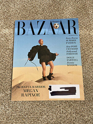 New Unread Harper's Bazaar Magazine Joyful Warrior Megan Rapinoe June/July 2021
