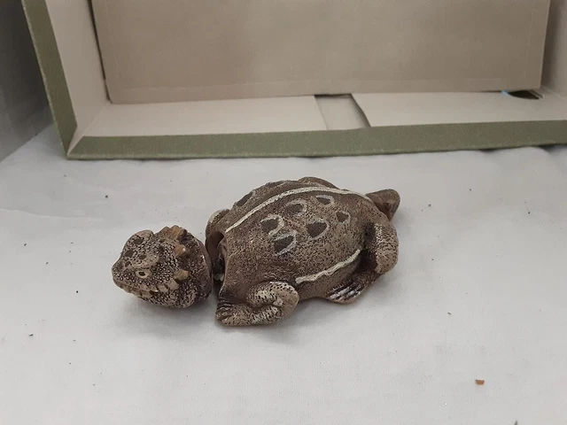 Ceramic Bobblehead/Tail Horny Toad Lizard by Land and Sea Figurine
