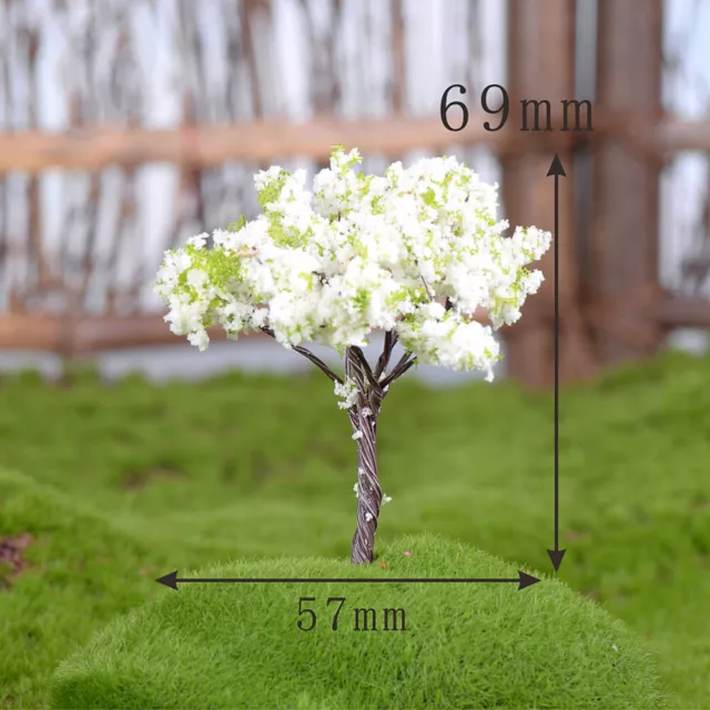 Miniatur-Garten-Landschaftsbau-Dekorbaum Se Zubehör Blumen Und Pflanzen