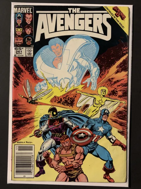 AVENGERS, THE #261 Newsstand Secret Wars II 1985 Marvel comics