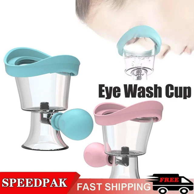 Limpiador de ojos profesional de silicona # tazas enjuague O0Y8