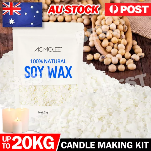 Bulk 100% Pure Soy Wax Natural Kosher Candle Making Supplies Crafts Cruelty Free