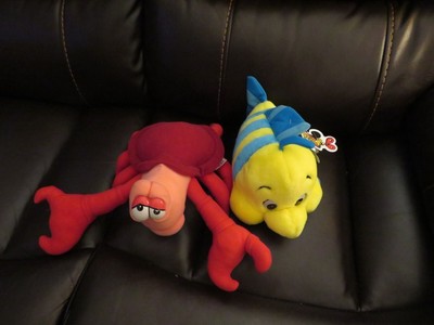 flounder and sebastian plush