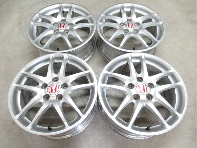 JDM RARE SILVER DC5 Integra Type R Genuine Aluminum Wheel 7J PCD 114.3 ...