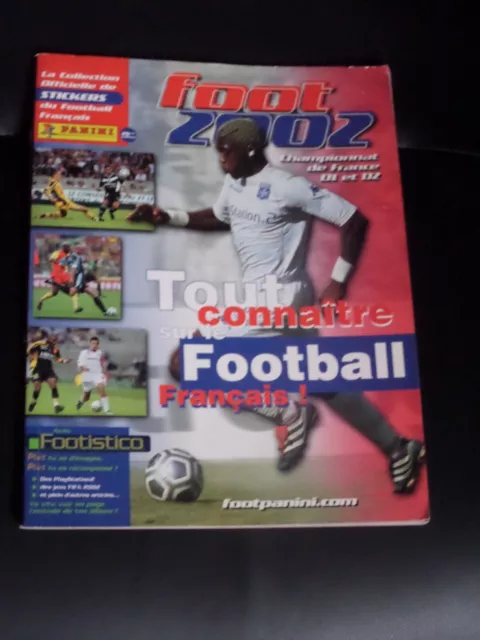 Rare Album Panini FOOT 2002 Quasi Vide Avec Poster + Bon Commande Stickers