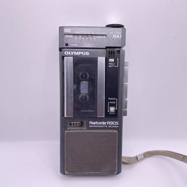 Olympus Pearlcorder R905 Microcassette Recorder - FOR PARTS OR REPAIR