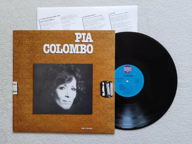 LP 33T PIA COLOMBO "Pia Colombo" MEY 2 528.236 FRANCE 1982 VG++/VG++ T