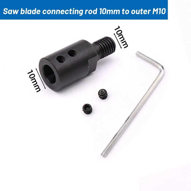 Adaptador de mandril de conexión negro/plata flexible gran ayudante 1 juego