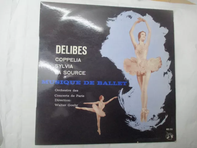 LP 33 T  Delibes Coppelia Sylvia La Source Musique de Ballet  Dir. Walter Goehr