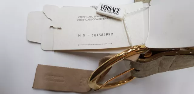 Versace Jeans Couture cintura fibbia dorata cm. 85 - belt gold buckle