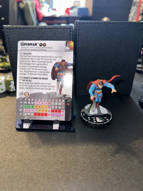 Heroclix SUPERMAN 071 CHASE Notorious Set  DCeased DC RARE