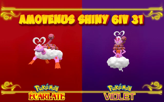 Pokémon Écarlate/Violet : Pack Floette Shiny 6IV Niveau 100 + Master Ball - Pour Nintendo Switch