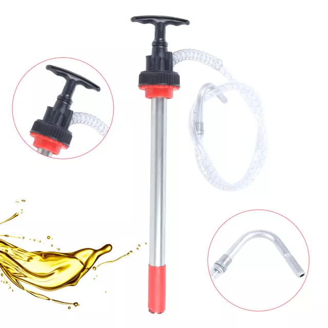 Manual Dispenser For 5 Gallon Bucket Pail Hand Gear Oil Fluid Oil Transfer Pump