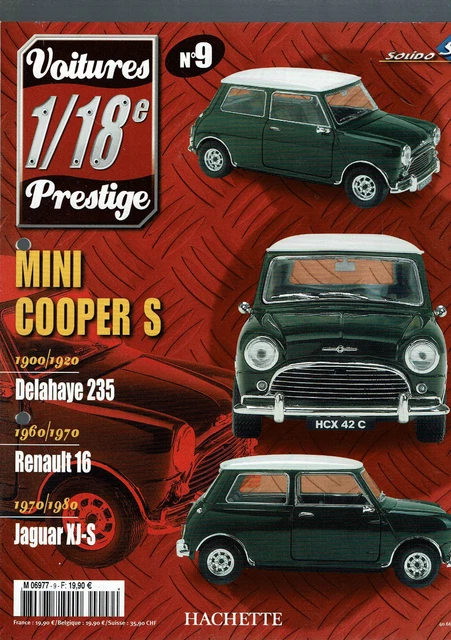 Miniature Solido 1/18 - Mini Cooper Rouge - Modèle D'exposition Sans Boîte