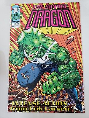 The Savage Dragon #1 (1993) Image Comics 1St Appearance Super Patriot! Larsen!