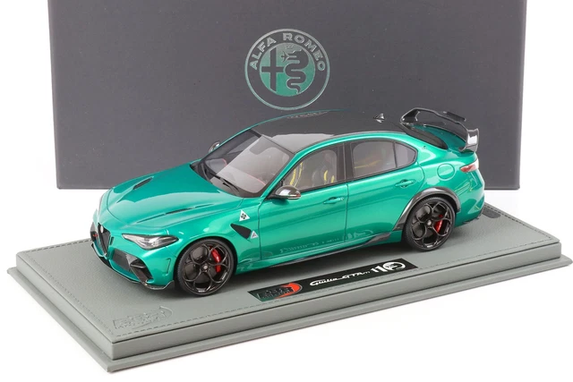 Alfa Romeo Giulia GTAm BBR 1/43, édition Limitée Montreal Verde, N°20/20, Neuve
