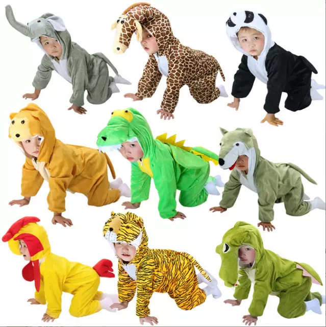 Costume Animali Halloween Bambini Cartoni animati Costumi Cosplay per Ragazzo Ragazza Regno Unito