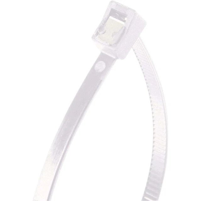 Borde de corte Gardner Bender de 8 pulgadas Corbata de cable de nailon natural autocorte (paquete de 50)