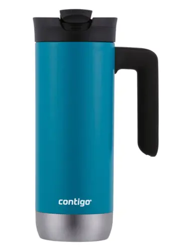 Coffee Travel Mug With Handle Stainless Steel Cup Tumbler Thermos Insulated 20oz