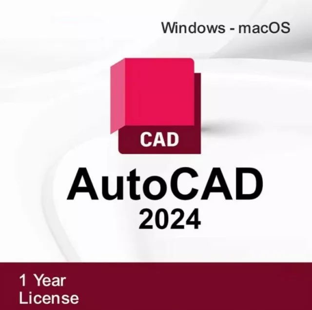 Abbonamento Autodesk Autocad Annuale 1 Anno 2024/2025 Win/Mac