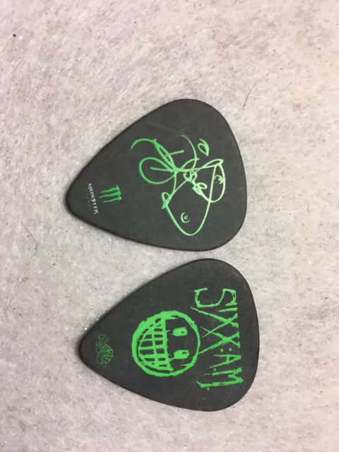 Guitar Pick  DJ Ashba - Sixx A.M. tour issue pick    No lot   Guns N Roses