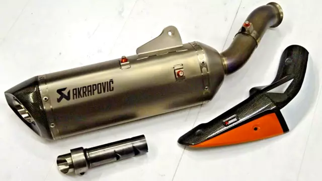 Ktm 790 890 Duke R Akrapovic Titanium Exhaust Silencer End Can