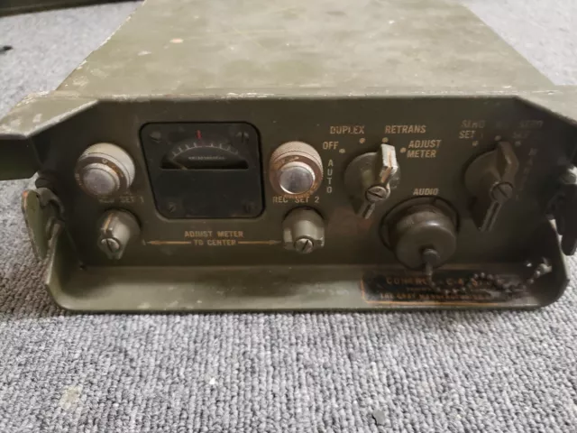 US Army Signal Corps C-435/GRC Military Radio Control Korean war era.