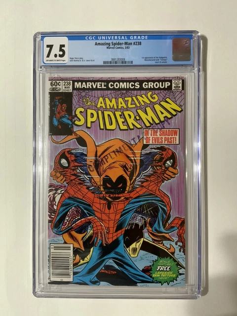 Amazing Spider-Man 238 Cgc 7.5 Newsstand 1St App Hobgoblin Rare Marvel Stamp