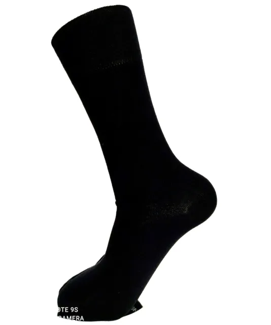 RS Harmony Socken Softrand "Schwarz" Gr. 47-54, ohne Gummidruck, Baumwolle