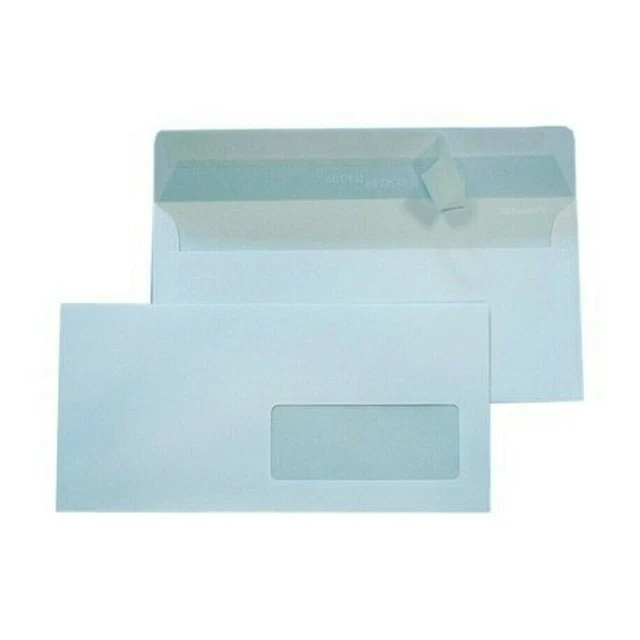 Buste Commerciali 11X23 Con Finestra Autoadesive 90 Gr. 500 Pezzi