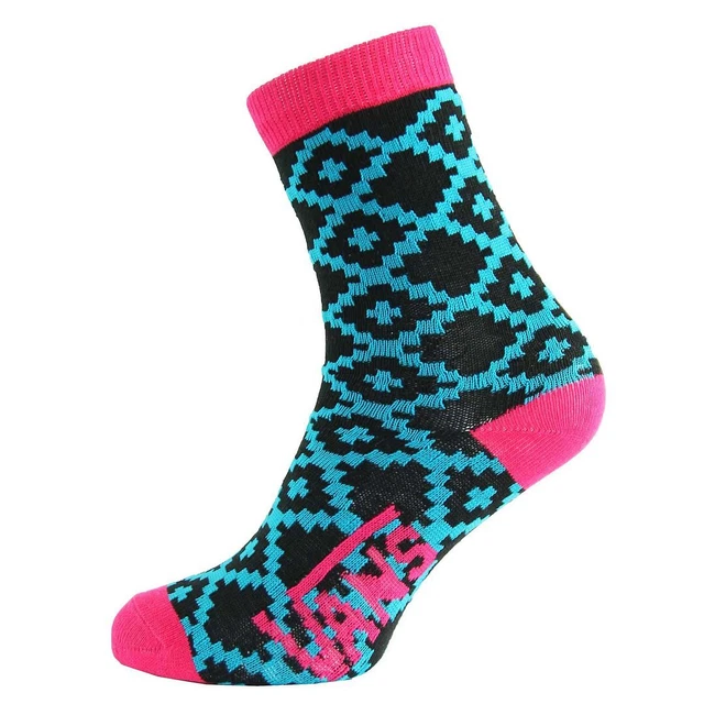 Calzini neri Vans Off The Wall geometrici lunghi bambini VX5U4AW