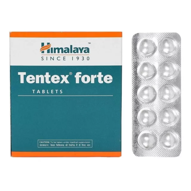 Himalaya Natural Tentex Forte Increase strength, Builds Stamina 10 Tablets
