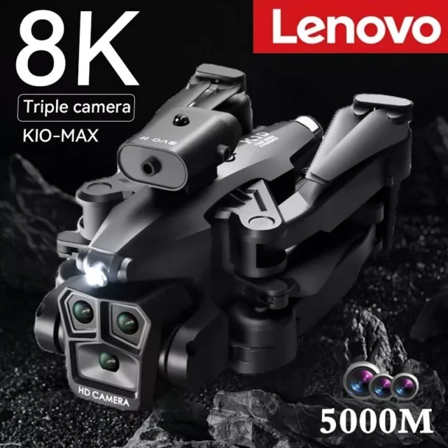 Lenovo Drone K10Max 8K Professional With Three Camera Intelligent .