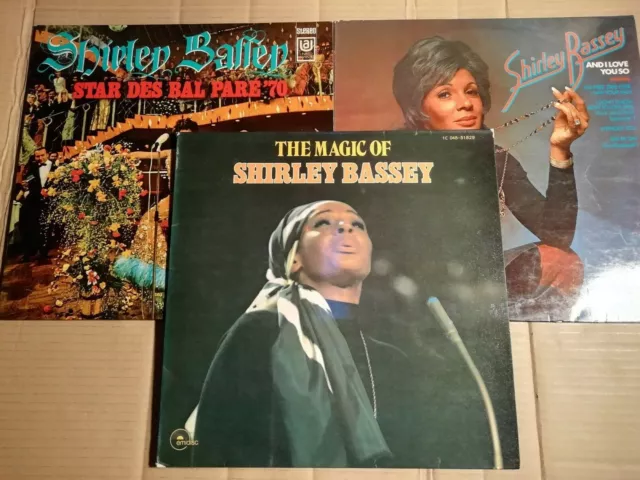 Shirley Bassey - The Magic Of / And I Love You So / Star Des Bal Paré '70 -3 Lp