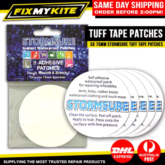  Stormsure TUFF Tape Assorted Self Adhesive Patch Set 6